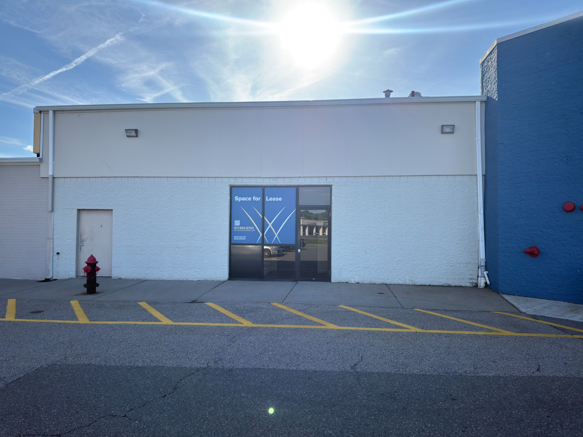 Exterior entrance to the future Brockton Juici Patties location